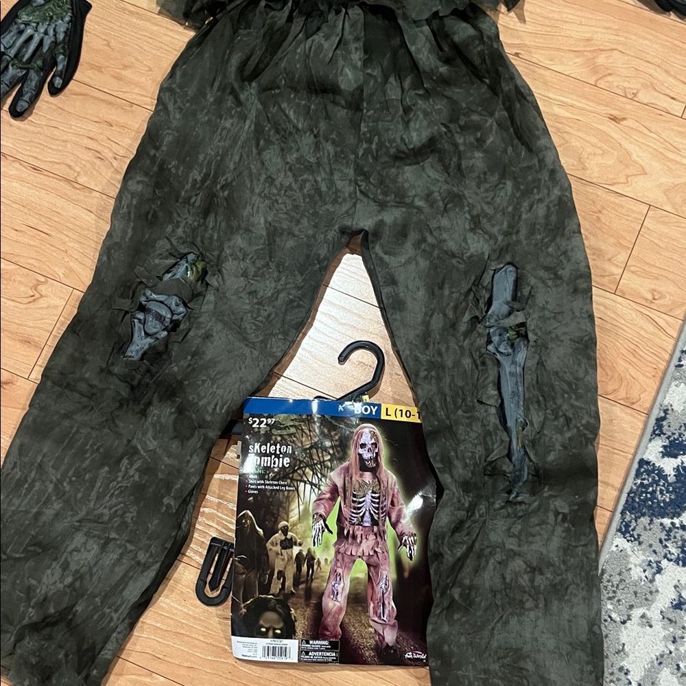 Kids Zombie Costume - Green - Picture 2 of 7